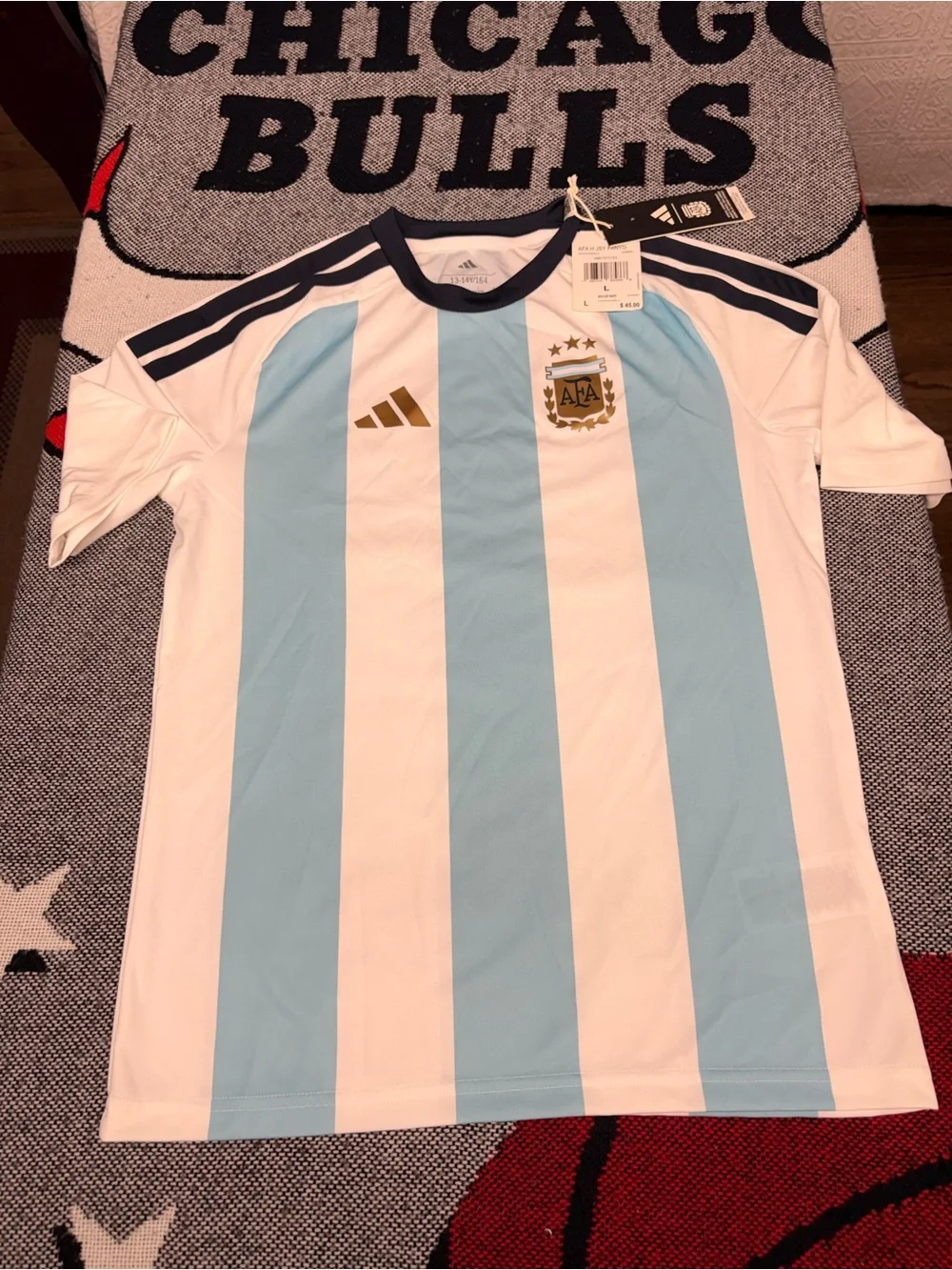 Adidas Argentina national team jersey youth medium-large-xl authentic nwt